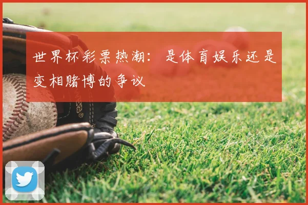 世界杯彩票热潮：是体育娱乐还是变相赌博的争议